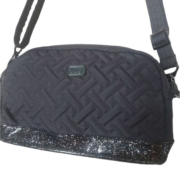 LUG Putner Bag Gray/Silver Glitter NWOT - Picture 3 of 13
